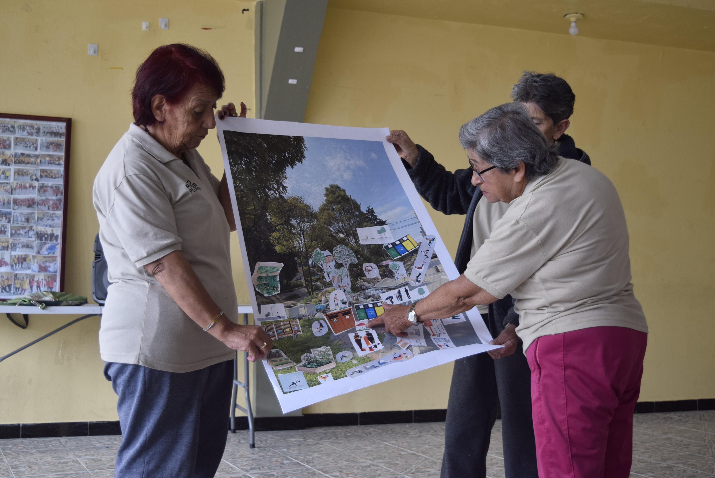 Adultos mayores de La Floresta Sur imaginan un espacio público para encontrarse, cuidarse y reciclar