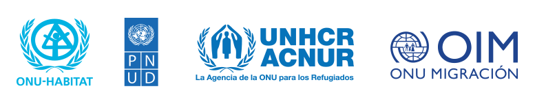 Logos - ONU-Habitat, PNUD, ACNUR y OIM